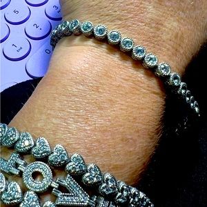 Judith Ripka 7” tennis bracelet